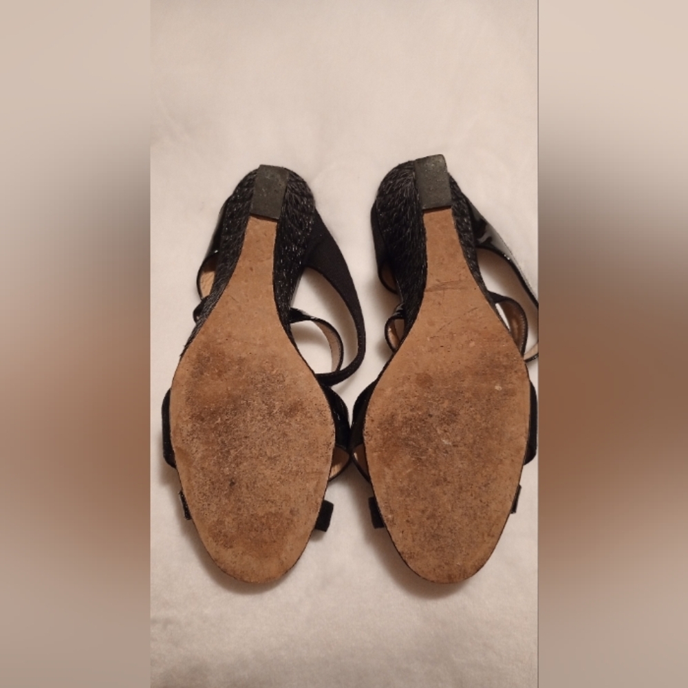 SALE Manolo Blahnik Black Sandals - Picture 6 of 14